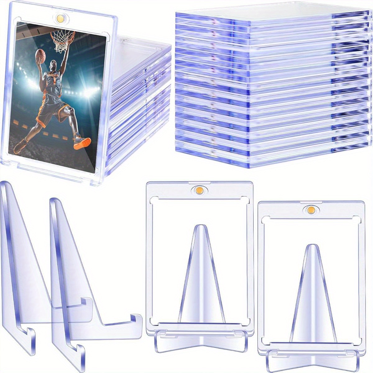 KCRasan 2 Pack 36 Graded Sports Card Display Frame -Baseball Card