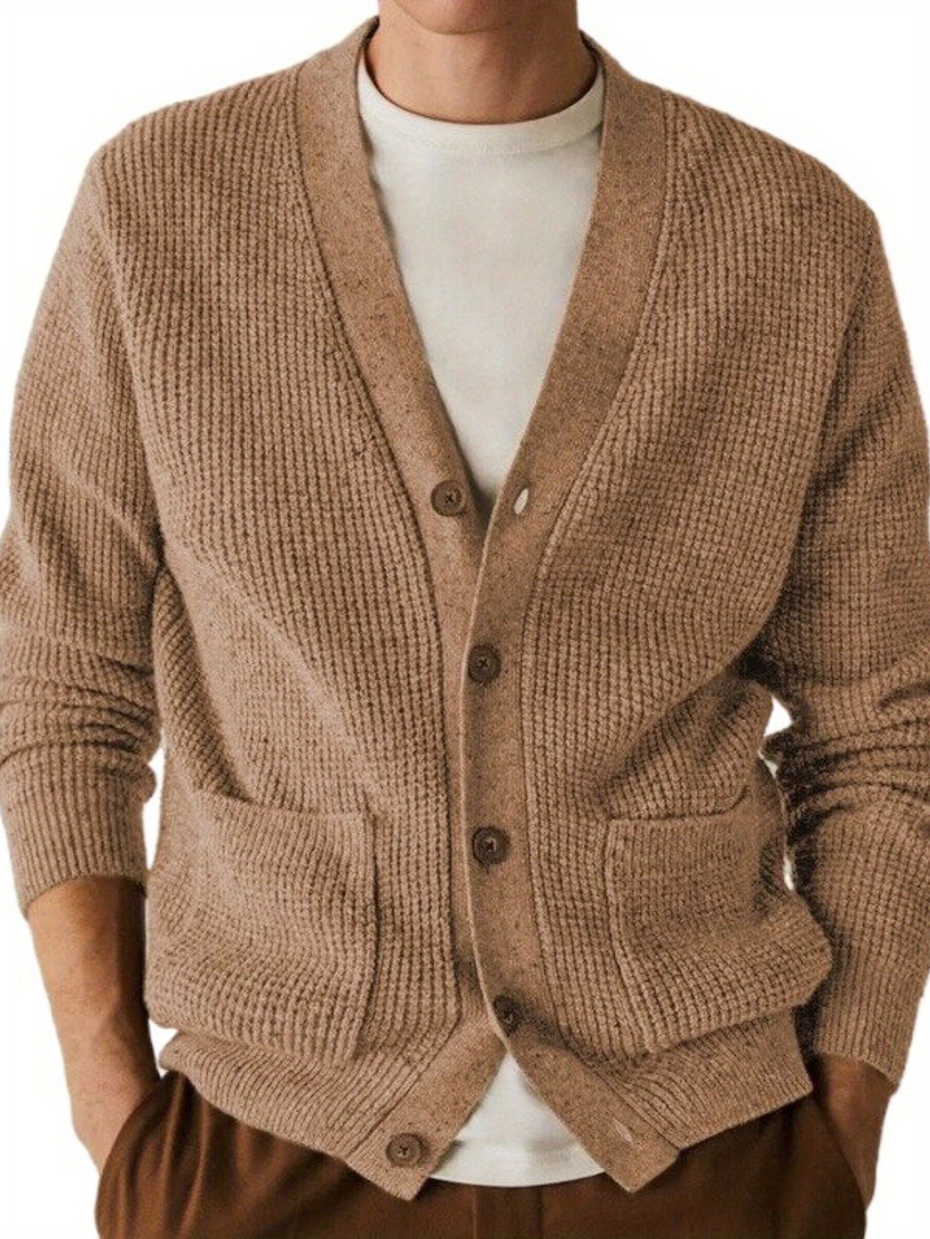 Men S Heavyweight Sweater - Thick Winter Cardigan with Button Front Closure, Non-Stretch Fabric, Formal & Everyday   Wear - Classic Sweater for Cold Weather -   Sweater for Men, Sweater Cardigan, Casual Layering Piece,   Design, Durable, Seasonal Layering,  , Quality Stitching,   Top, Professional Attire, Thick, Cold Weather Essential, Relaxed Fit Sweater, Short Sleeve Top, Sweater  