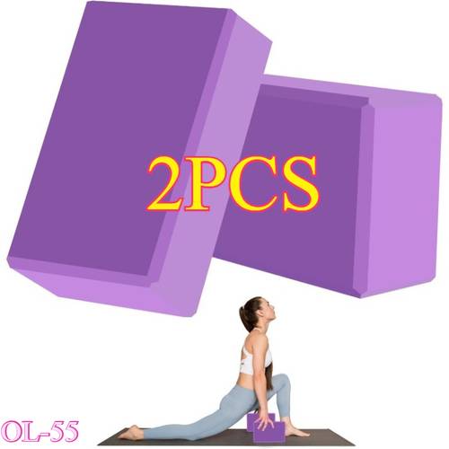 2pcs professional yoga blocks high density eva lightweight stability for pilates strhing essential for home gym enhances deep strhing and poses