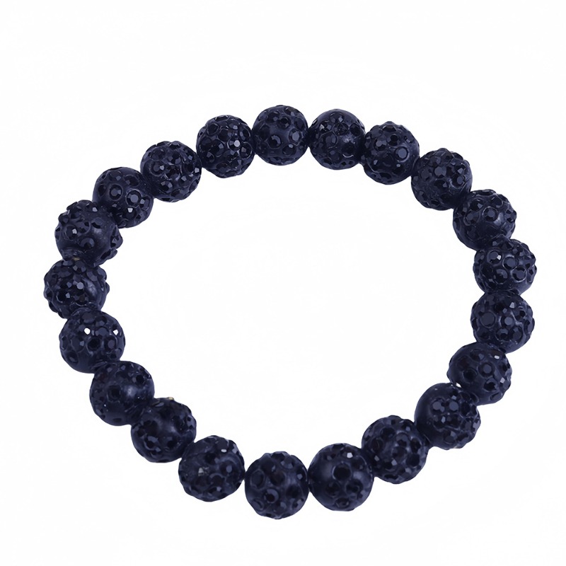 Glittery Sequin Baseball Bracelet for Men & Women