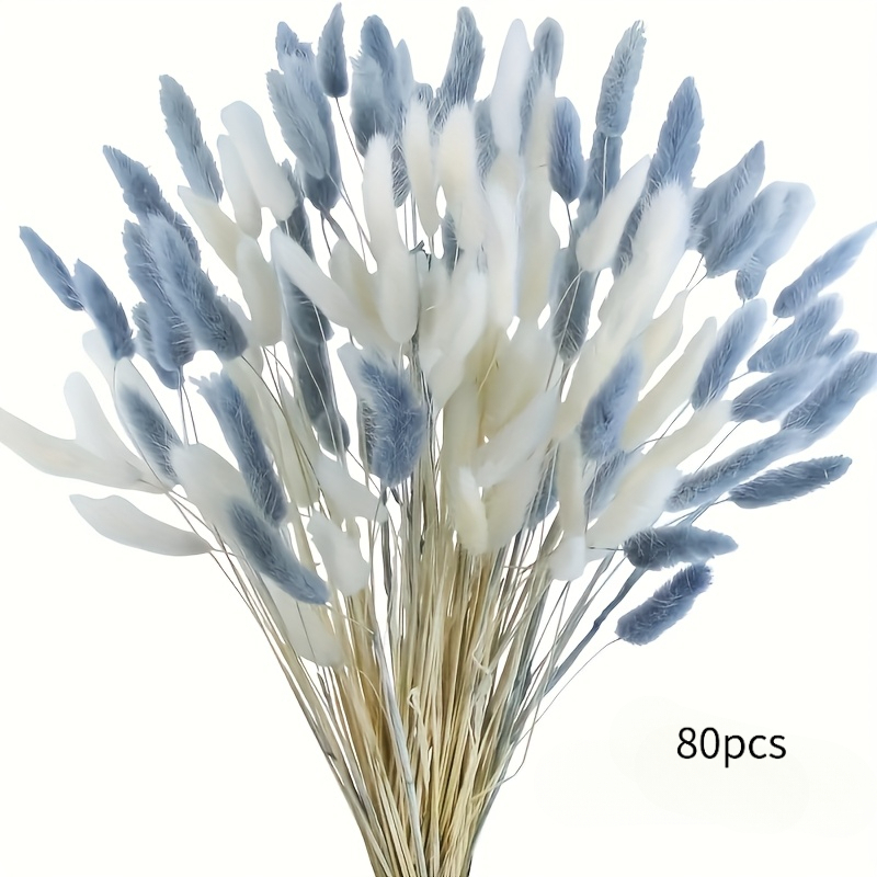 TEMU 80 Bunches Of Artificial Bunny Tail Grass-ideal For Bohemian-style Home Decor, Wedding Party Table Centerpieces, Mothers Day Gifts, Garden Party