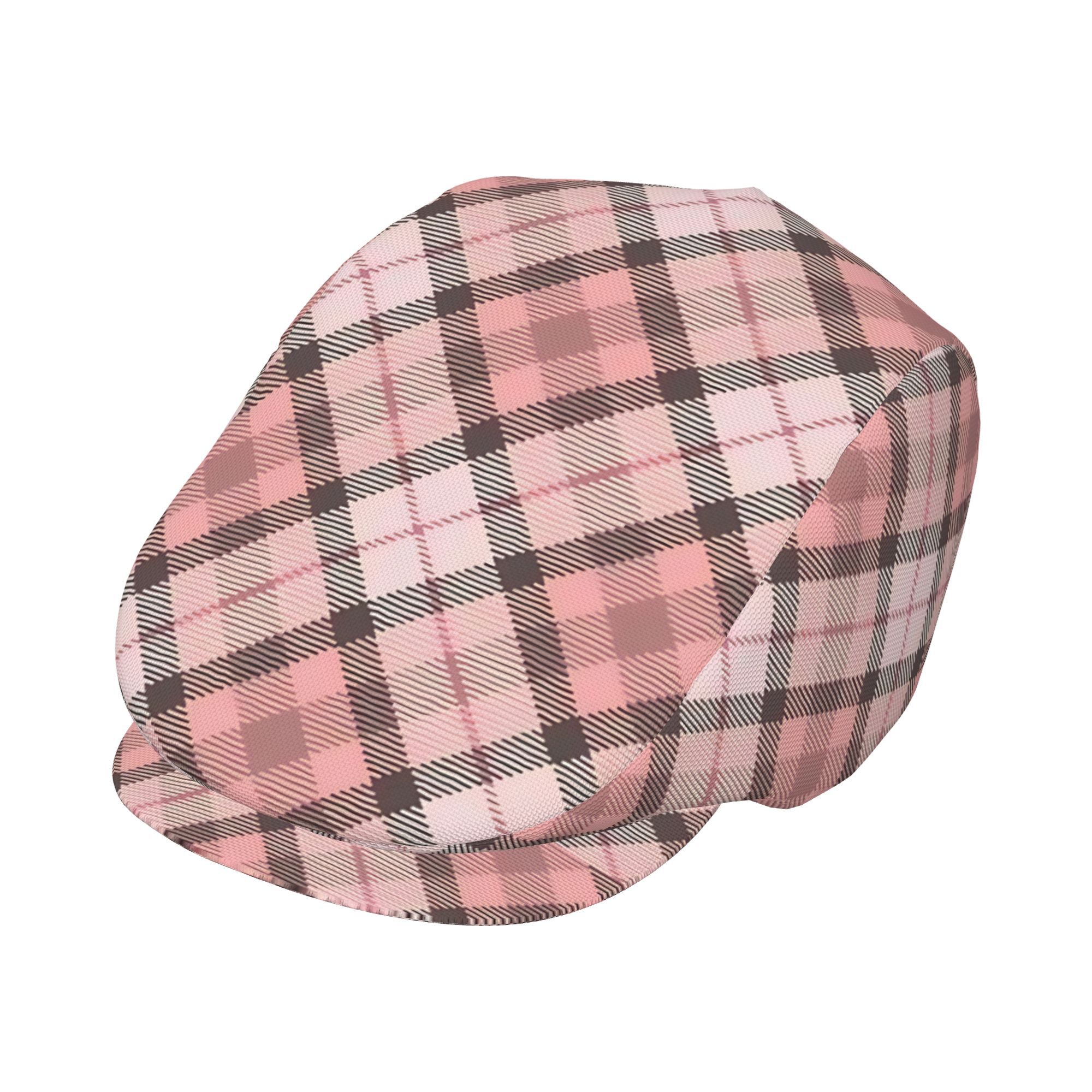 TEMU 2d Flat - 1pc Of A Patterned Beret, A Vintage Newsboy , Suitable For Everyone, An Essential Fashion Item For Outdoor Activities And Formal