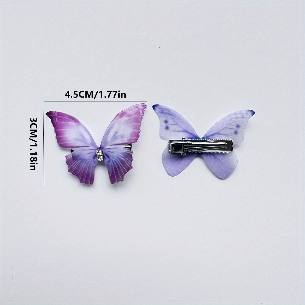 100pcs of mixed     hair clip non slip   clip side clip vintage hair clip gradient color hair accessories Product details 4