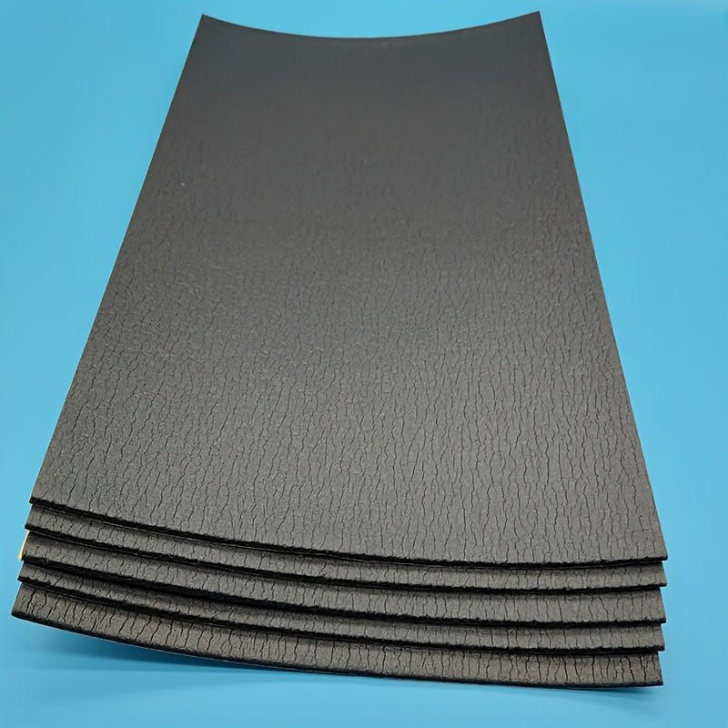 Image of 5pcs High-density Car Soundproofing Mats - Low-frequency Noise Reduction, Front Placement, Pc Material For Vehicle & Rv Door Panel Insulation, Heat Shielding, Noise Dampening