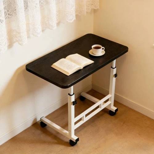 1pc computer desk with adjustable to push to bedside or sofa convenient study and office table for students and home use