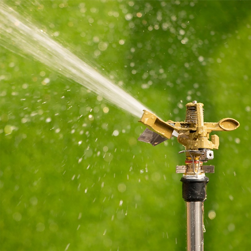 E-shop Bewässerungsberegnungssprenkler, 360° drehbarer automatischer Sprinklerkopf für Blumenbeete, Terrassen, Rasenflächen