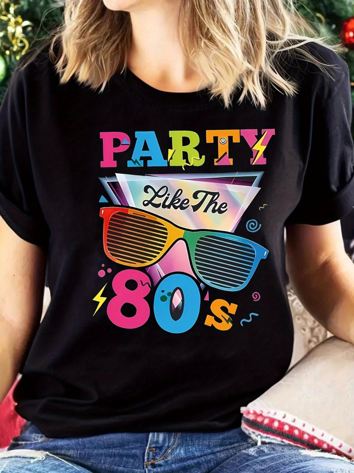 Graphic Tees T-shirt I Love 80s Women'S Retro 80s Party Graphic