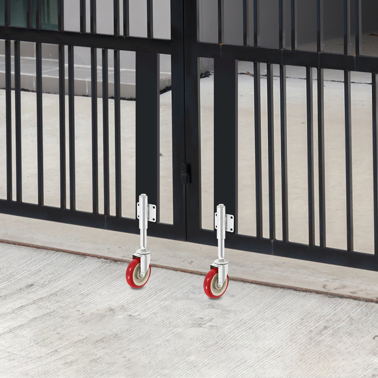 TEMU Modern Spring Loaded Door Rollers, 100mm Door Rollers, Door Rollers