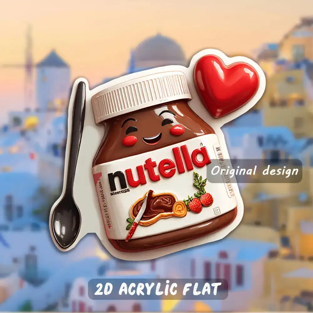 TEMU Imán 2D de acrílico y goma, con diseño de cara y , decoración de cocina de estrella, adecuado para amantes de y , regalos de San Valentín y