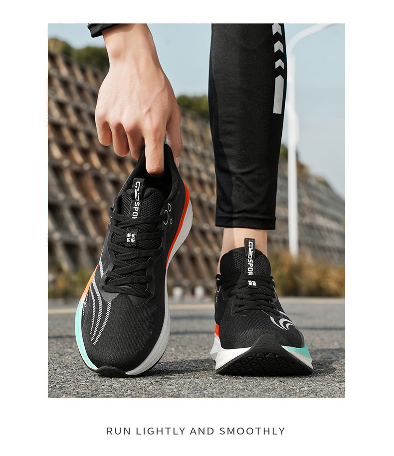 High-Quality New Color Popcorn Carbon Plate Running Shoes Sizes 36-44