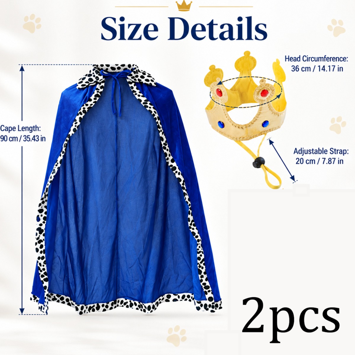 TEMU 2pcs Pet Dog Into Cloak Fun Photography Props Decoration Cloak Transformation Dress