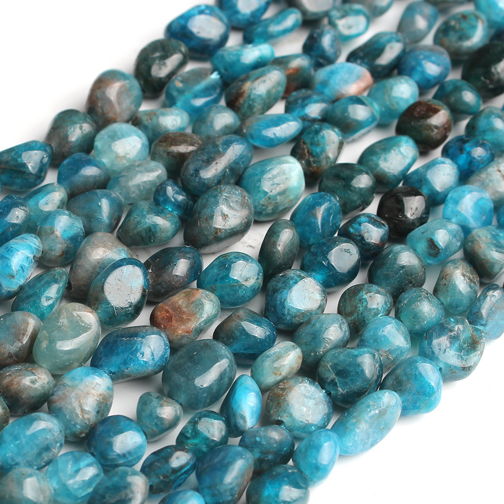 TEMU Perles de fluorite bleue irrégulières de 6 à 8 mm, perles libres uniques et perles d'espacement, très appropriées pour la fabrication de divers