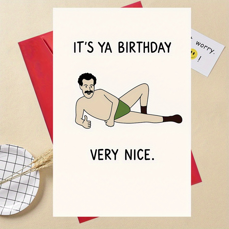 A Humorous Birthday Card Suitable For Anyone, Ideal For Or Couples, A Unique And Gift For Adults