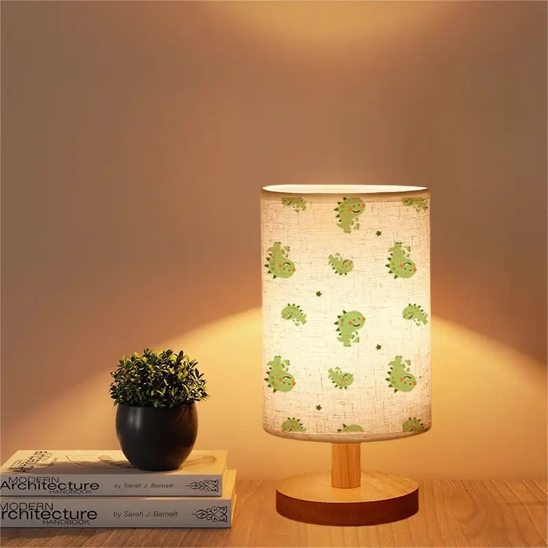 1pc cute dinosaur pattern table lamp usb powered warm ambient light for home decor push button control lighting no battery required suitable for room types dinosaur room decor Product details 0