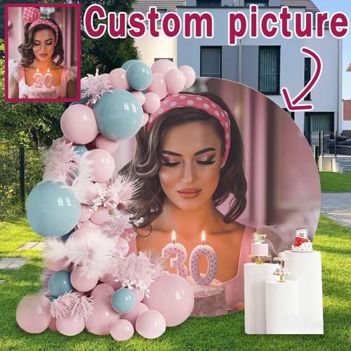 a custom made spandex round arch cover sizes birthday celebrations themed parties and weddings