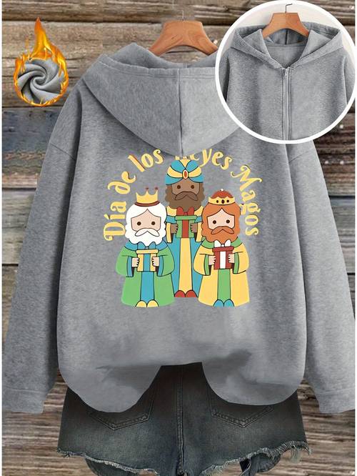 womens stylish zip up top featuring trendy prints for the spanish festival with pockets a fashionable and elegant piece for autumn and winter outfits