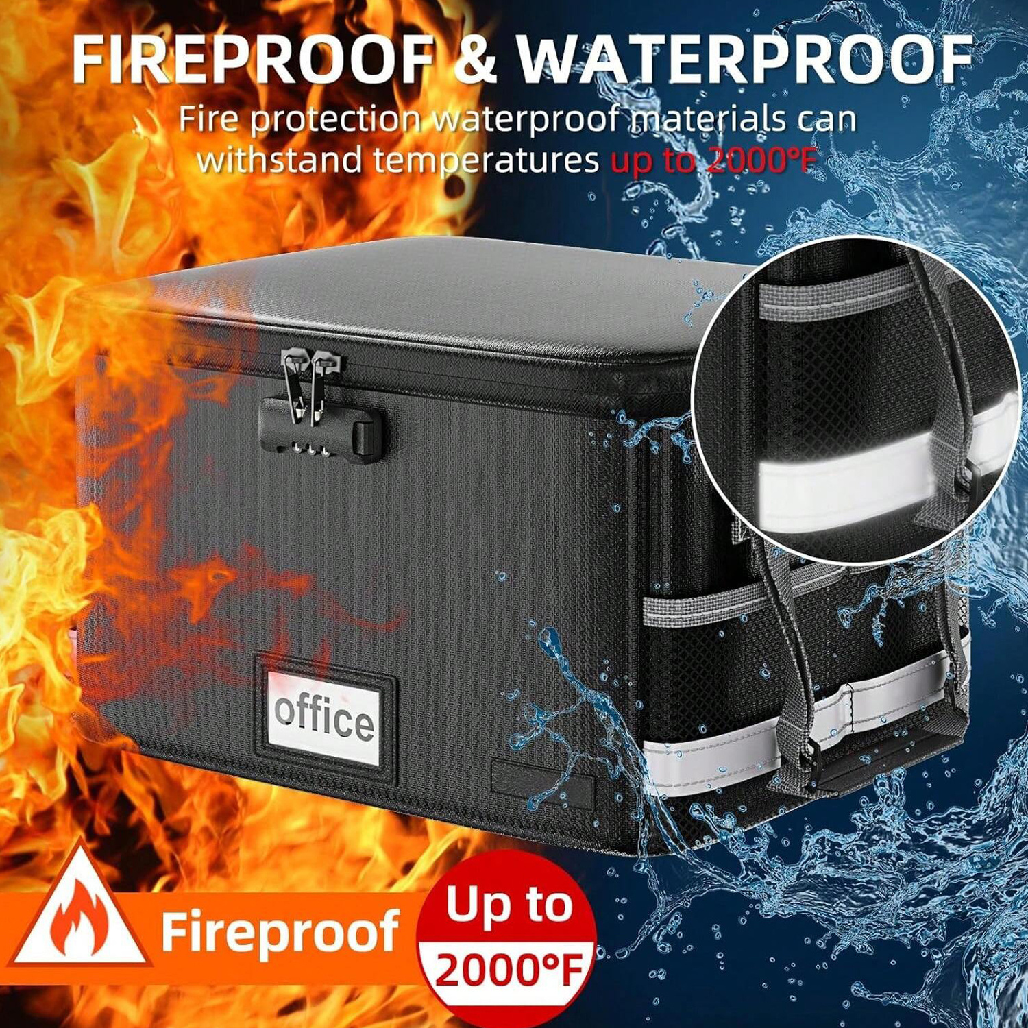 waterproof storage box sold on Temu United States
