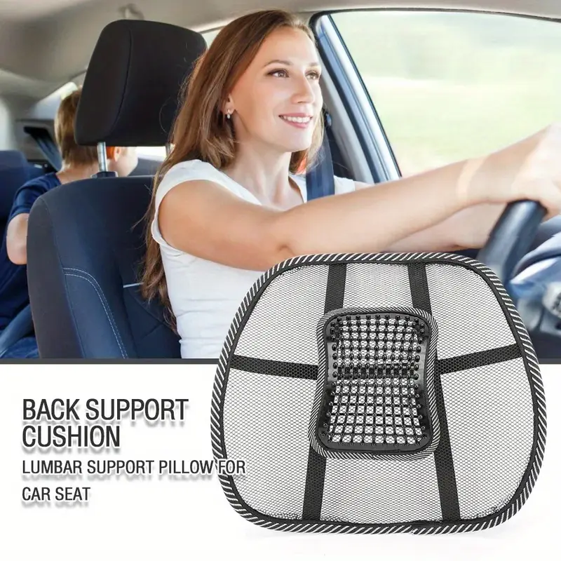 Ergonomic Lumbar Support for Car - Adjustable Mesh Back Pillow Ergonomic Lumbar Support for Car - Adjustable Mesh Back Pillow