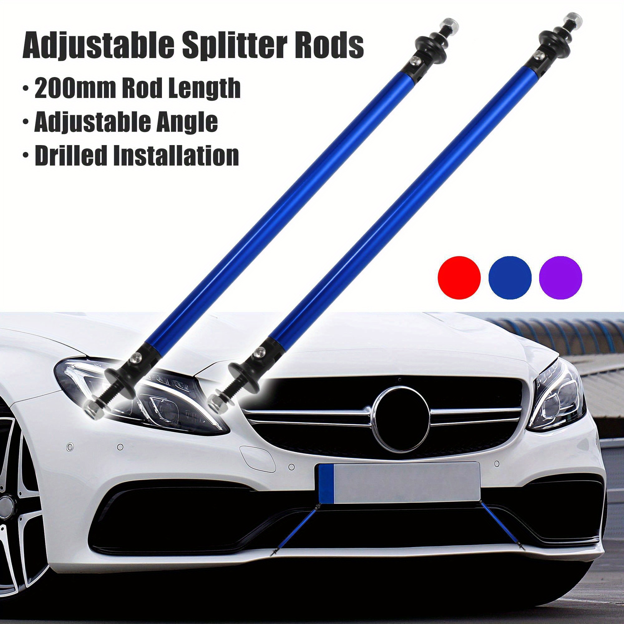 Car Aerodynamic Accessories 2-Piece Splitter Support Rods - 200mm ...