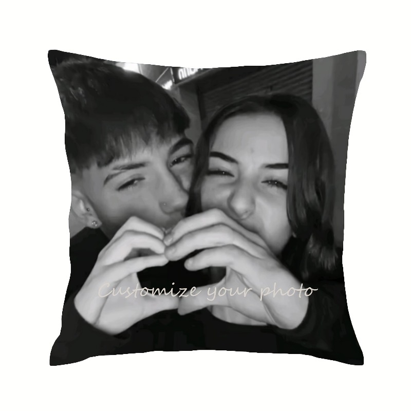 TEMU per cuscino con foto personalizzata 1 pz - per cuscino con foto personalizzata, per cuscino di , Regalo , Regalo di Natale, Regalo per , Regalo