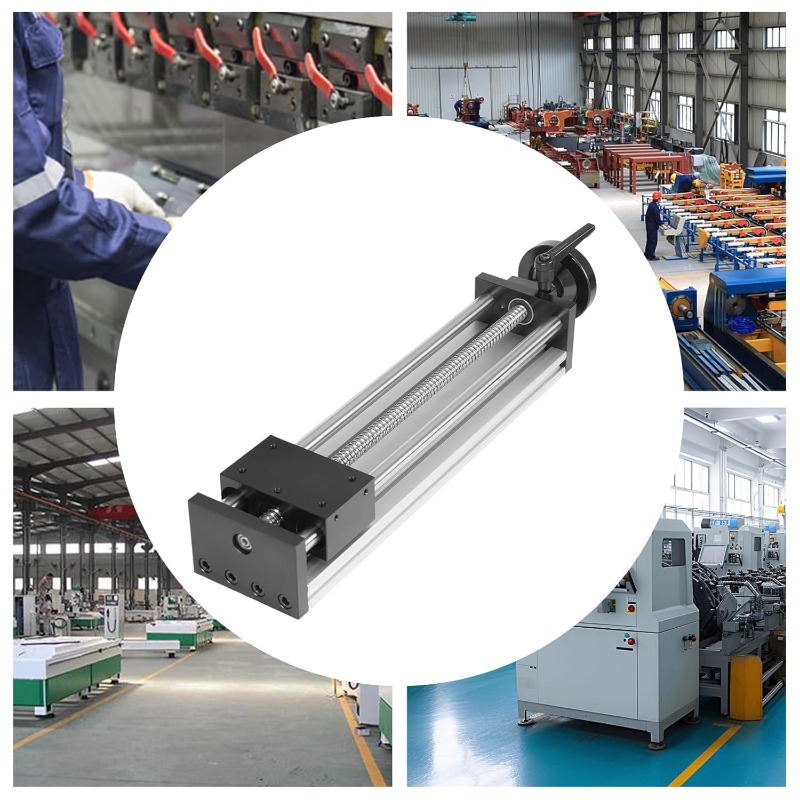 Image of Manual Sliding Table Linear Guide 250mm Stroke 0.002 Inch Precision Ball Screw Platform, Linear Guide Slide Table Used For Positioning Measurement Of Cnc Machine Tools