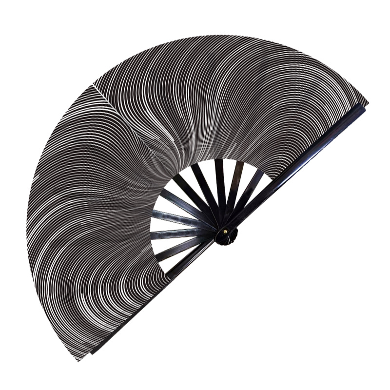 Single 11 Inch Fan | Leopard Print & Textured Surface | Your Inner Boldness