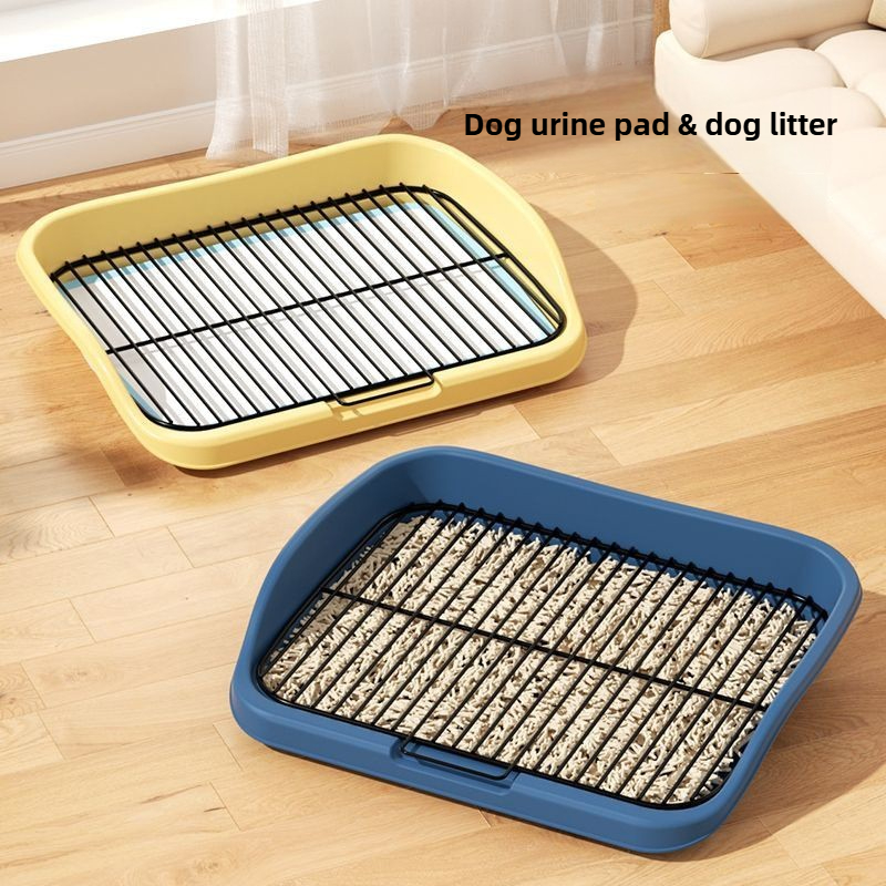 extra large heavy-duty extra-  potty training system with removable tray & elevated platform -     for large breeds, easy-clean  ,   indoor/ use,   options ( /blue) - ideal for puppies & dogs, space-saving pet toilet for small to large dogs, reusable & hygienic grid tray, sturdy frame for safety &, dog   tray, puppy potty tray, large dog potty tray, smart potty tray with urine bag for dogs, 0