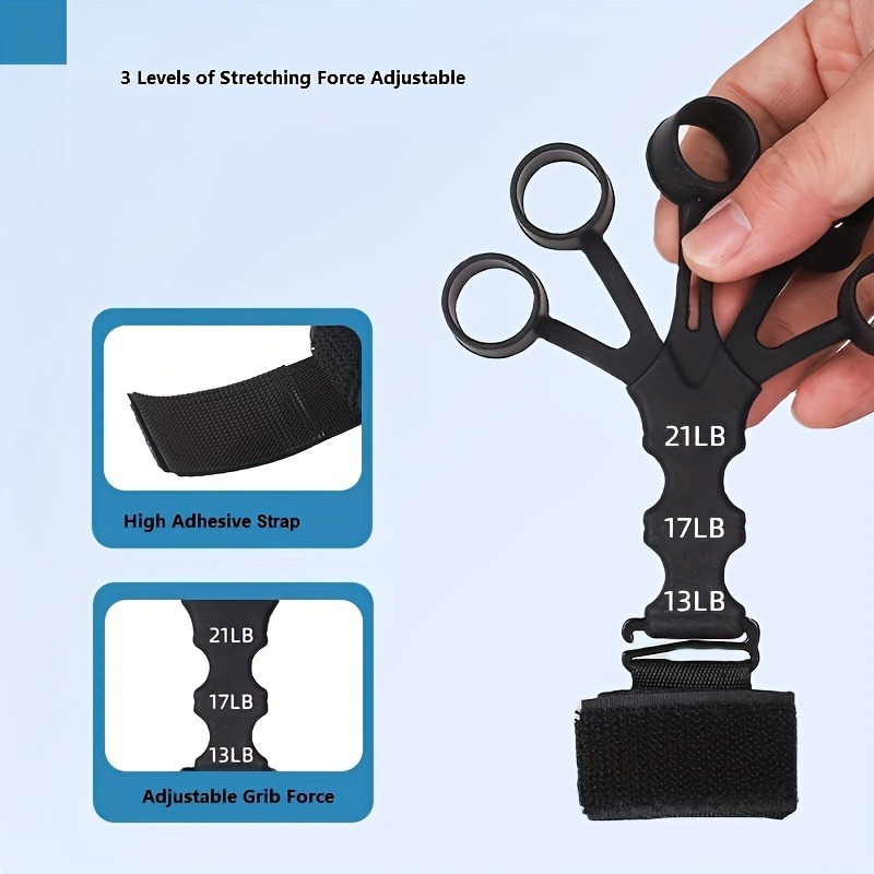 2pcs Adjustable Resistance Finger Trainer for Hand Training