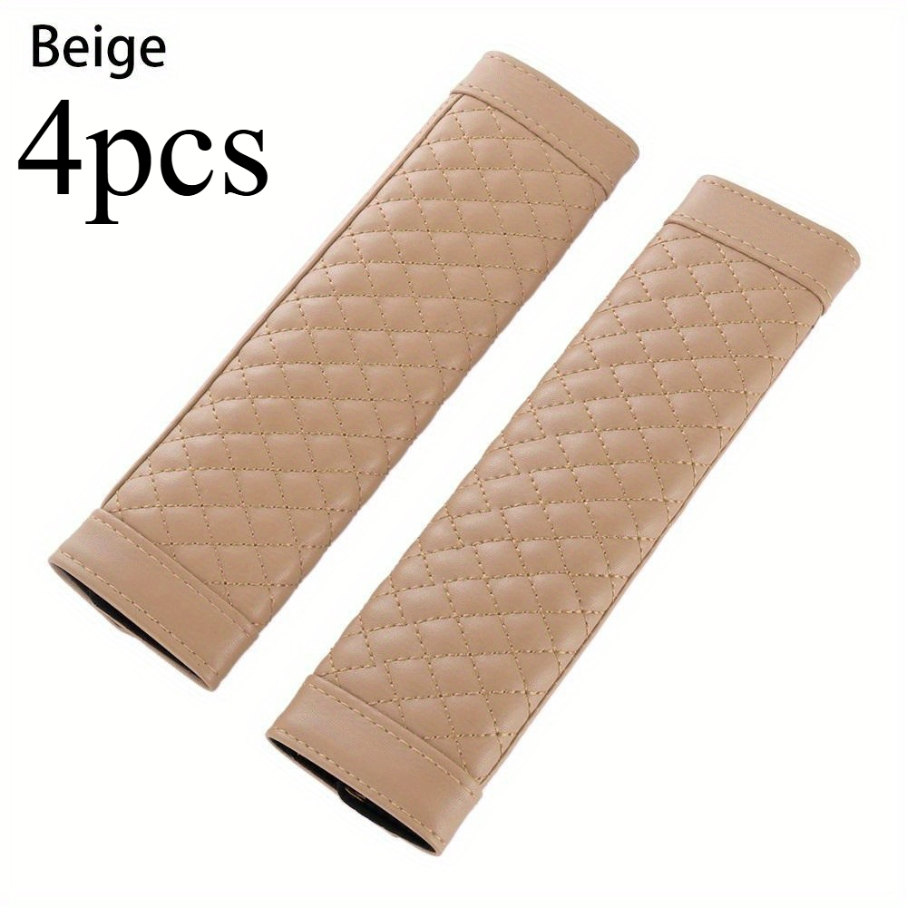 TEMU 4pcs Incredibly Durable Car Safety Seat Belt Cover Adjuster Car Safety Shoulder Cover