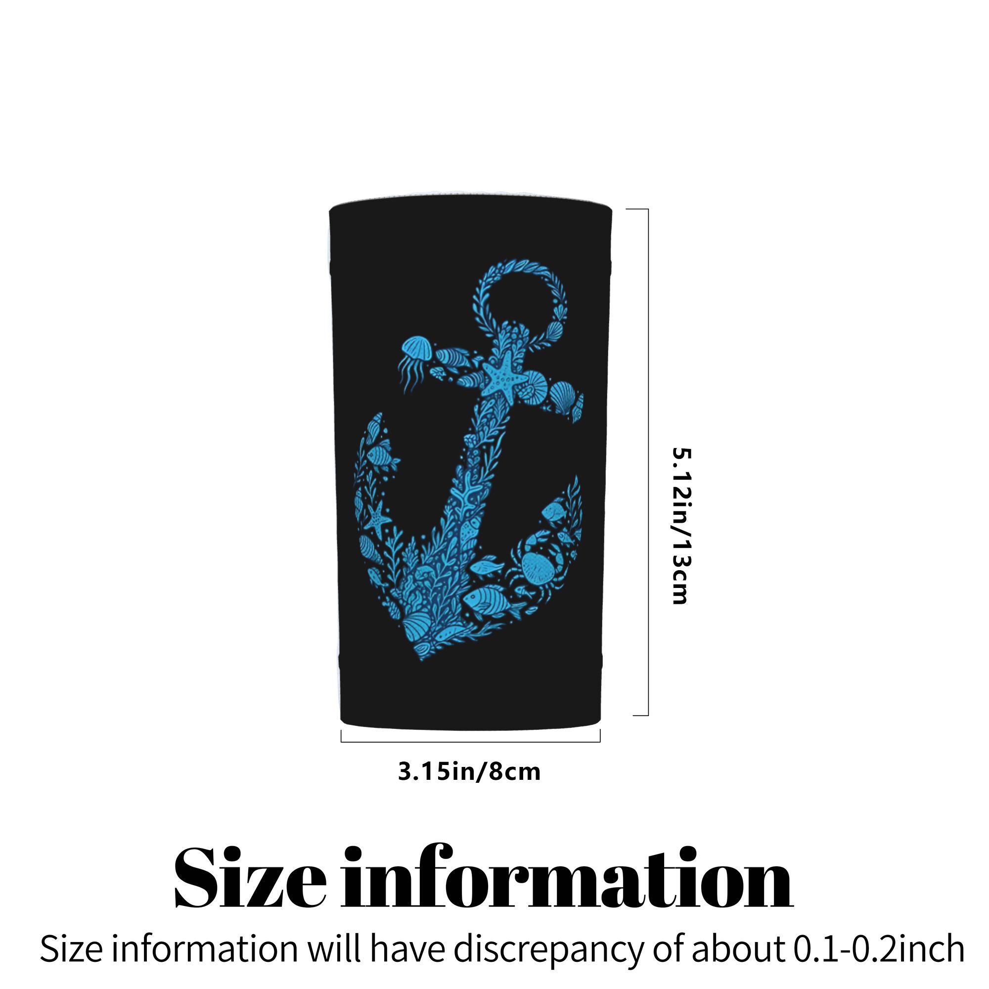 Casual Soft Anchor Wristband, Unisex