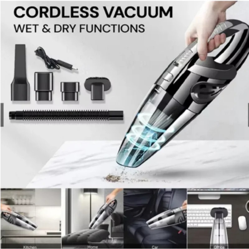 Portable Car Wireless Vacuum Cleaner Powerful Suction Rechargeable Handheld Vacuum Cleaner For Pet Hair