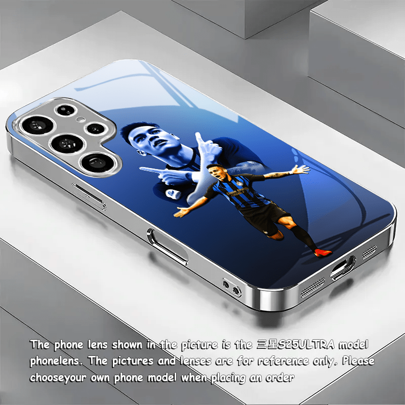 TEMU Phone Case: 2d Flat Blue Will , Suitable For A56 A55 A16 A36 A26 S25 A15 A54 S24fe A34 S24 A35 S25ultra, Men's Phone Case With Electroplated