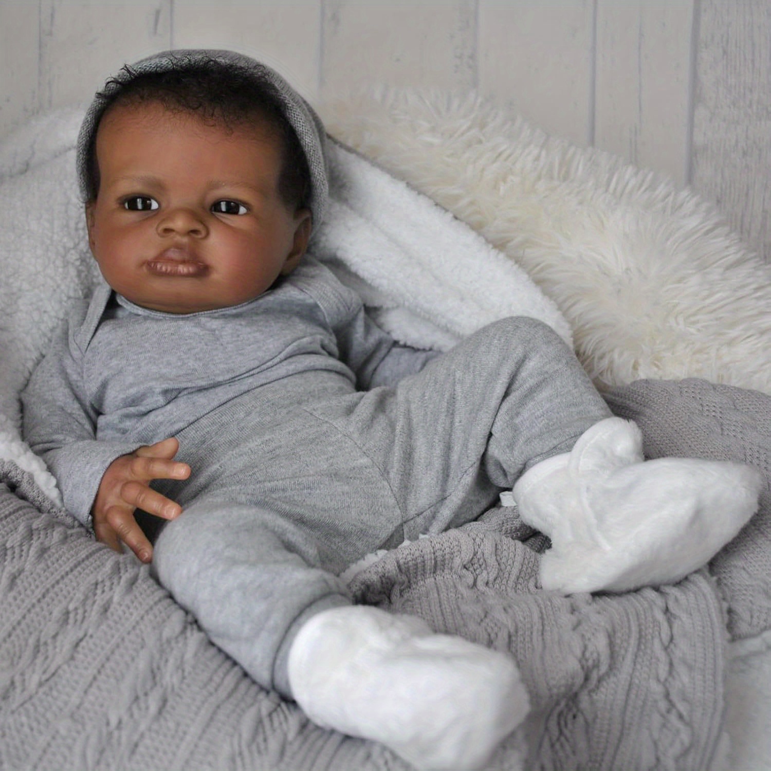 realistic newborn boy   doll 20 newborn   with anatomically   body facial features collectible for   role play no included doll   collectors training practice