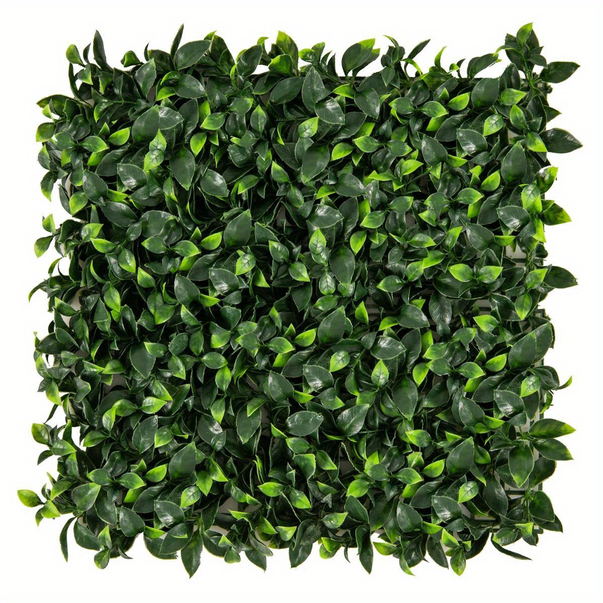 12pcs. Artificial Hedge Plant Wall 50.5x50.5cm, Simulated Lawn Artificial Plant, Uv-protected, Wall Mounting, Pole Leaves