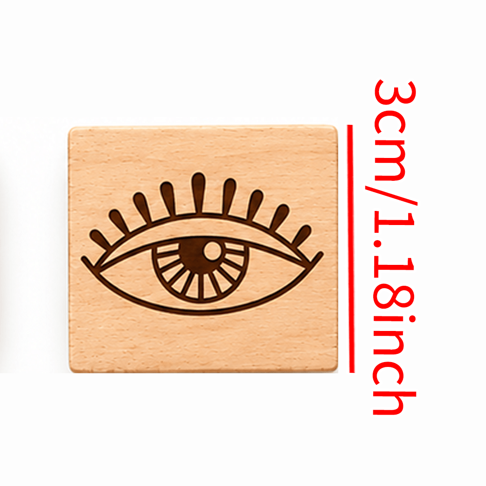 Mysterious Style Wooden Stamps for Journals