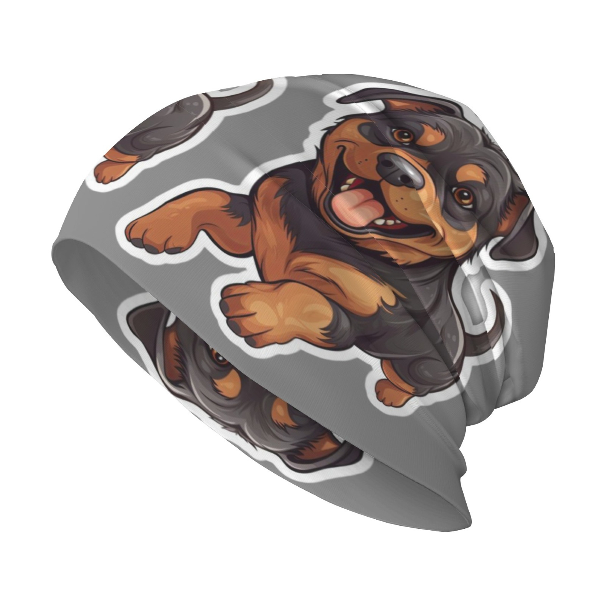 rustic rottweiler print fashionable skull cap Temu Czech Republic