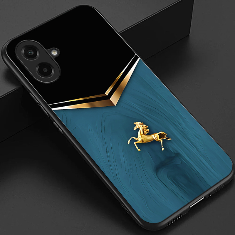 TEMU Phone Case: Case For Galaxy A07 Phone Case, Multiple Color And Pattern Stylish Glossy Glass Back Cover Gift