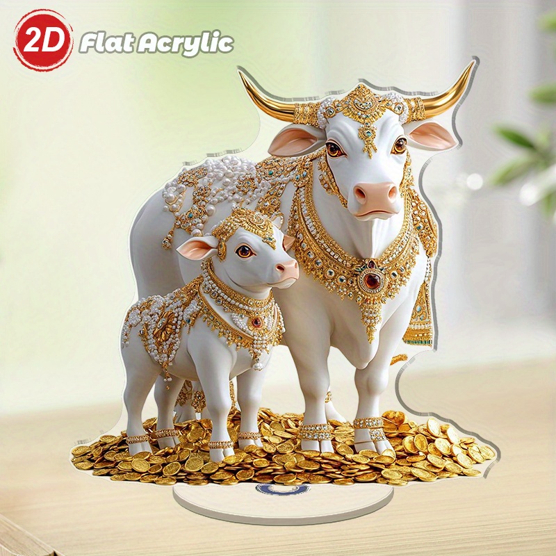 TEMU 2dflat Two-dimensional Rotating Ornament - Modern Minimalist Rotating Desktop Decoration, With A Rotating Base, Suitable For Home And Office Zen