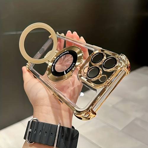 item picture phone case phone case suitable for iphone 18 17 11 12 13 pro supports wireless charging with magnetic kickstand protective case 5 colors
