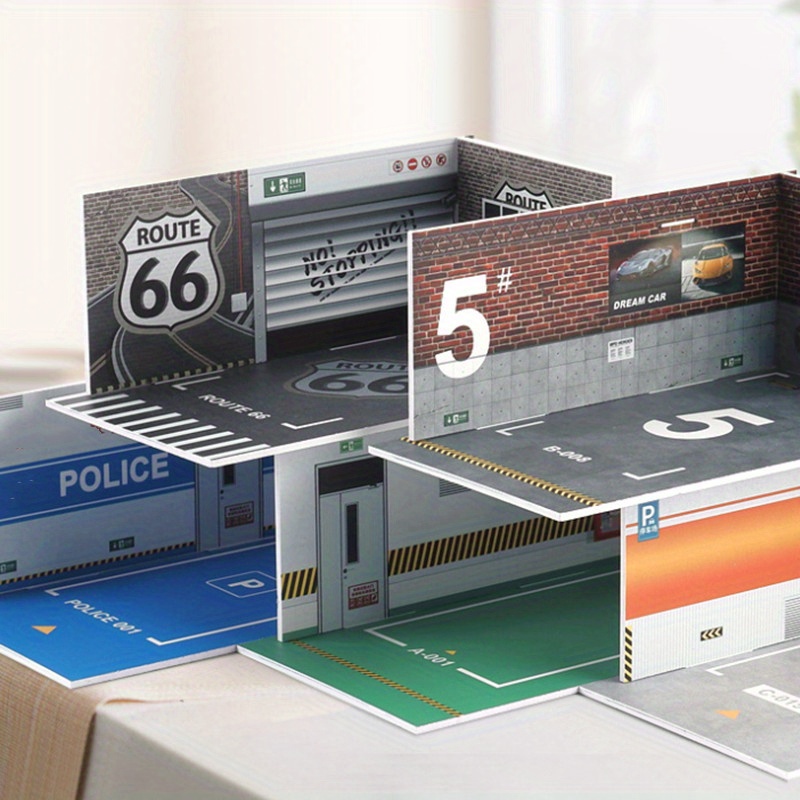 1:24 Scale Parking Garage Model - Durable PVC - UV Resistant