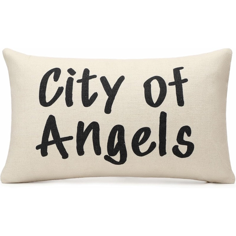 TEMU 1pc Pillowcase - Exquisite Home Decor, Trendy Text Print Cushion Cover, Suitable For Apartments And Dorms, Light Bedroom Pillowcase (pillow