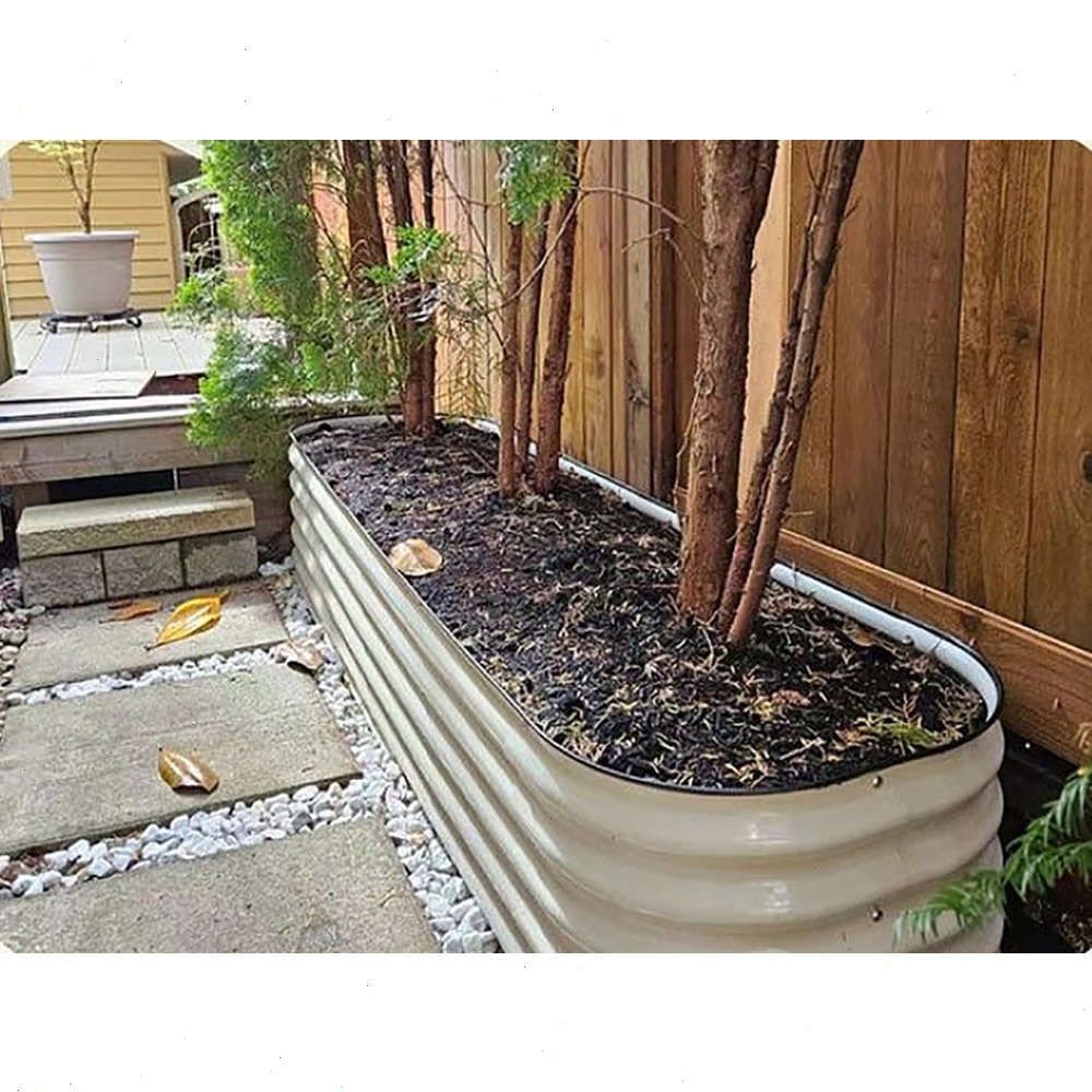 14-in-1 Metal Planting Box Elevated Garden Bed Set