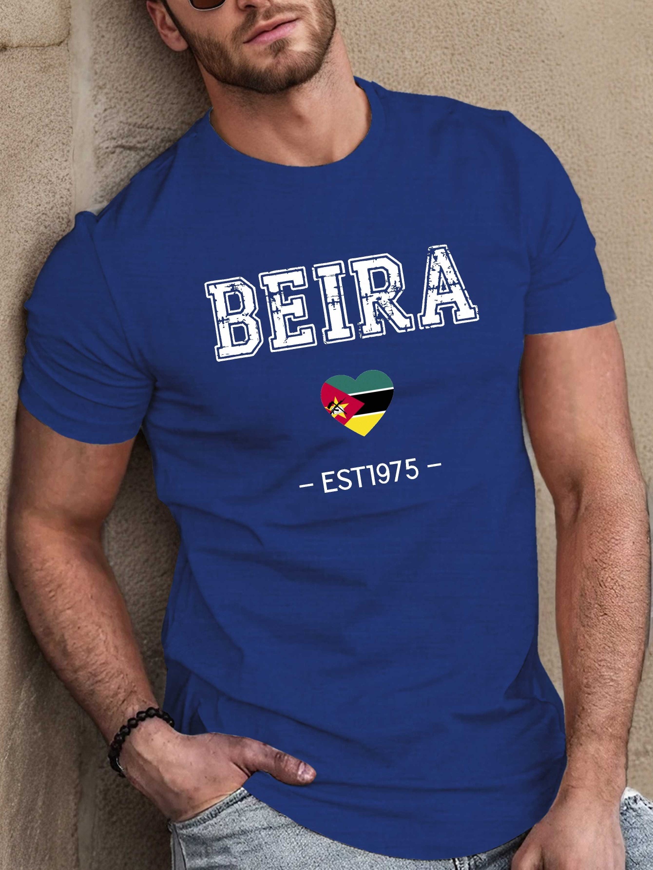 T-shirt com Estampa de Beira, Moçambique 4