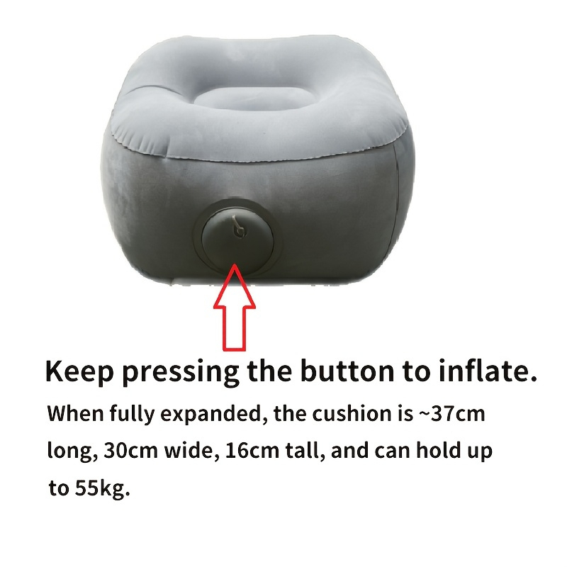 3pcs Push-Inflate Portable Seats for Outdoor Comfort