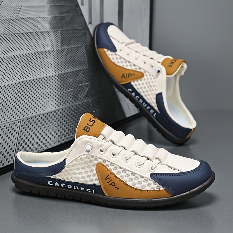 zhenyues new stylish and versatile casual shoes are slip resistant durable and designed as half slippers