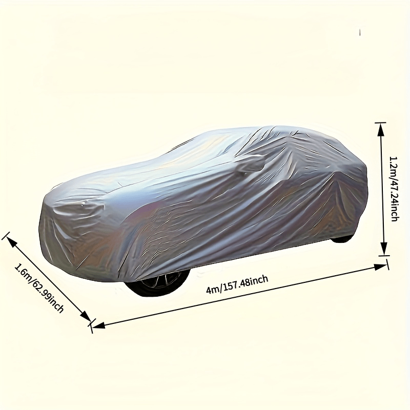 TEMU This Car Cover Is Suitable For , Providing Uv Protection And Resistance To Dust, Snow, Rain, And Sunlight, Applicable To For All For Models,