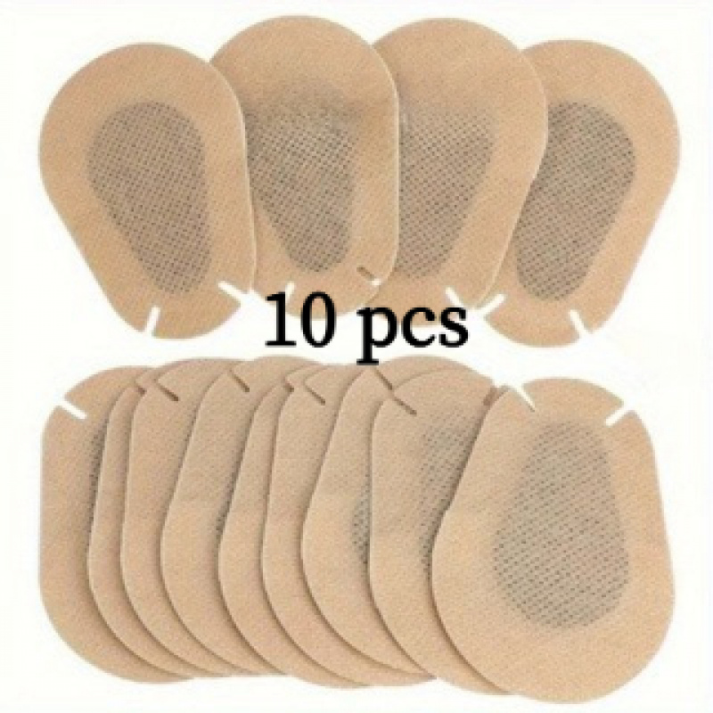 TEMU 10 pezzi Mascherine per unisex beige chiaro per adulti, copertura singola per un occhio, senza , senza lattice - Morbide, grande volume, cerotti