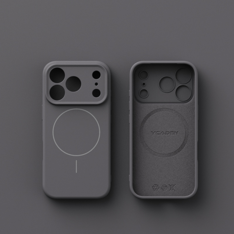 E-shop Handyhülle - Echtes flüssig magnetisches kabelloses Ladehülle für iPhone 17 , mit mattem , kompatiblem Design, minimalistischem Stil, modernem