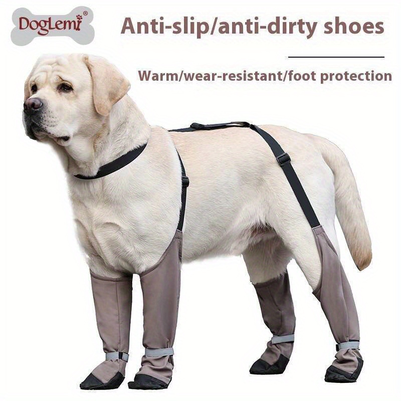 keep your dog's paws protected with adjustable, breathable, anti