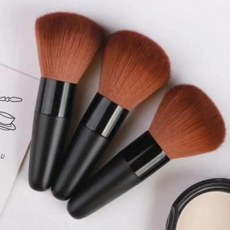 

1pc Professional Large Loose Powder Brush Big Pier Multi Functional Powder Brush Barber Neck Brush Makeup Beauty Supplies